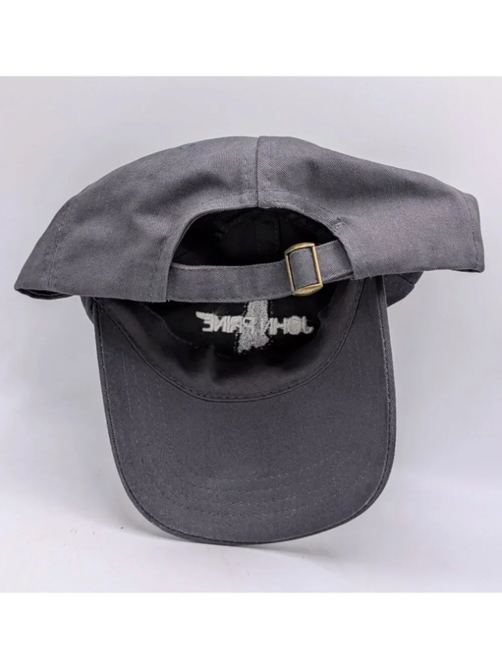 John Prine Cap Hat Country Folk Music Adjustable Strap Back Gray Unisex Musician